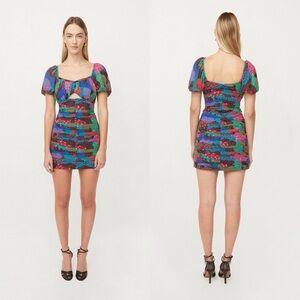 NWT Rhode Clara Dress Enchanted Woods Mini Dress Size 0